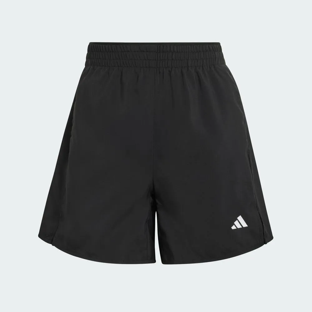 【adidas 愛迪達】We Min 5in Sh 女 短褲 運動短褲 休閒短褲 黑 亞版 吸濕排汗(JZ6494)