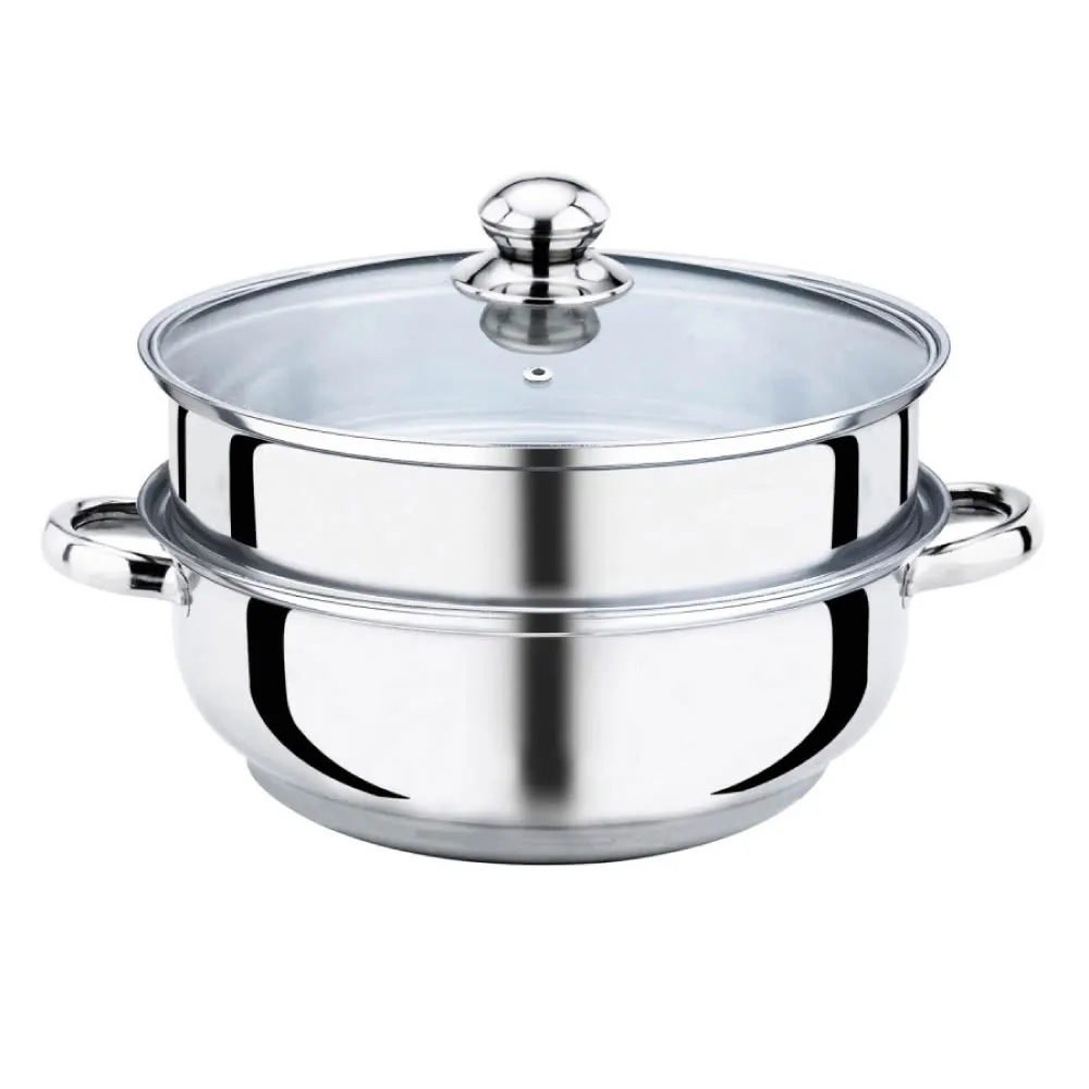 【禮品一番】304不鏽鋼雙耳蒸鮮鍋(KA-S320A-1)