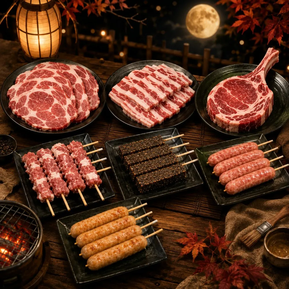 【海肉管家】豬事大吉10件組烤肉組(約3-5人份)露營.聚會.烤肉食材.中秋烤肉