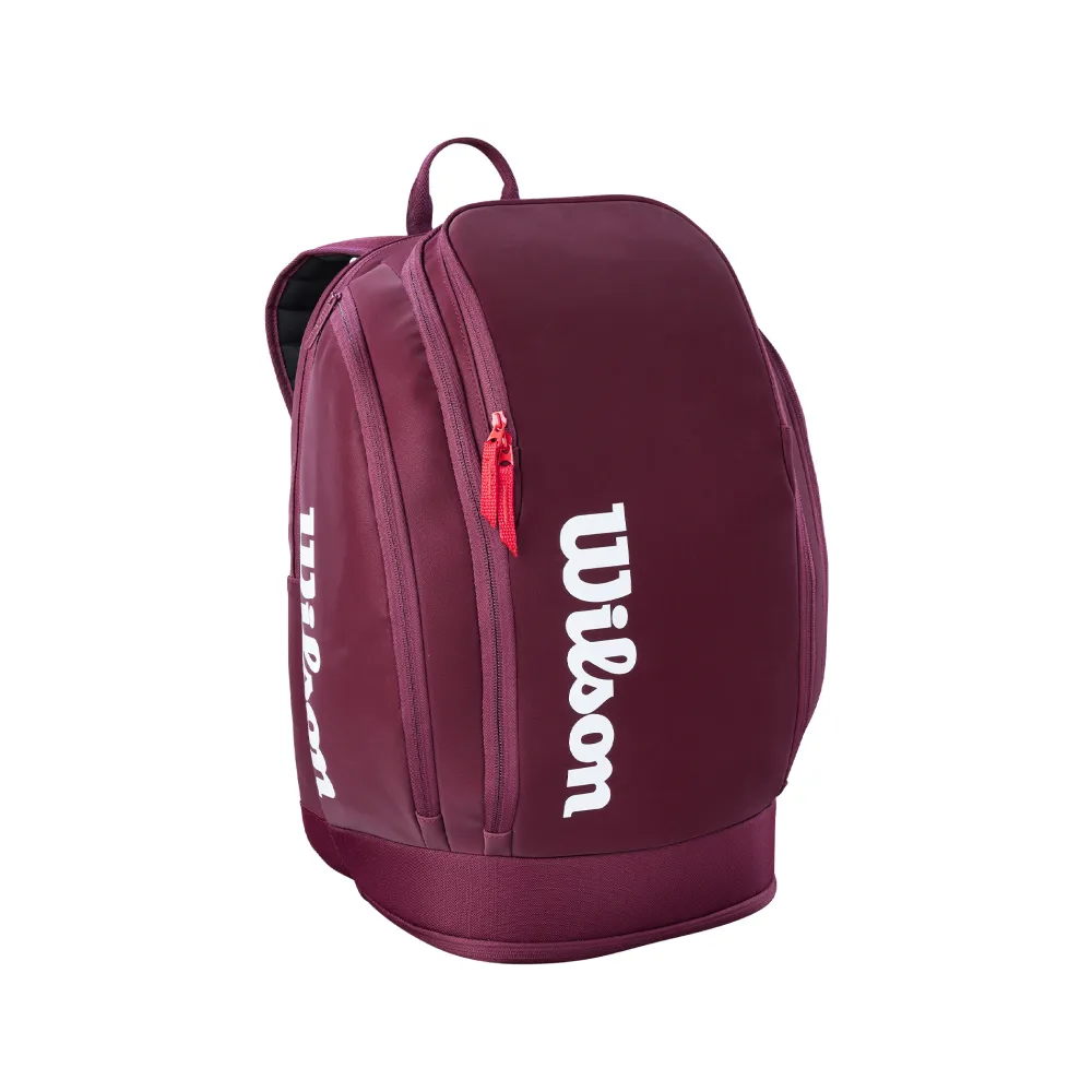 【WILSON】Defyer V1 Tennis Backpack RD 配件 後背包 紅色 WRB0000901