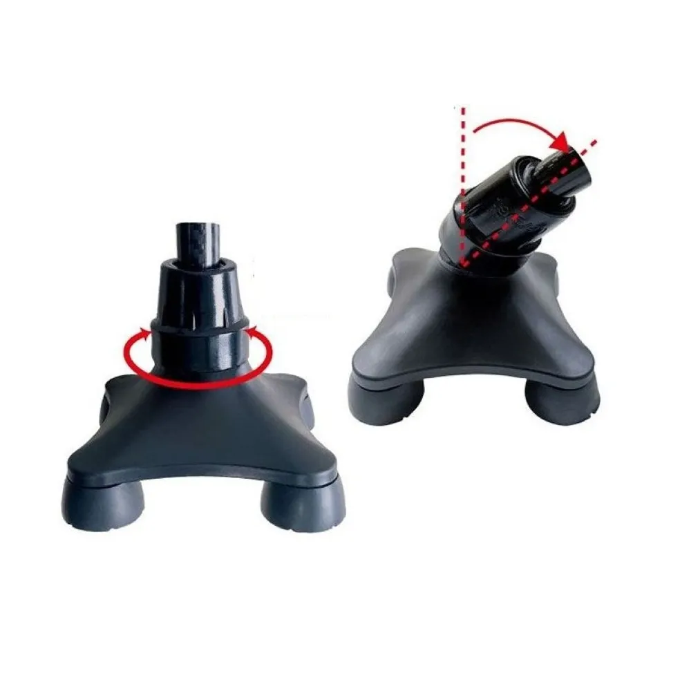 【海夫健康生活館】RH-HEF 手杖站立腳墊 四點腳套-中型 適用管徑16/19mm 雙包裝(ZHCN2516)