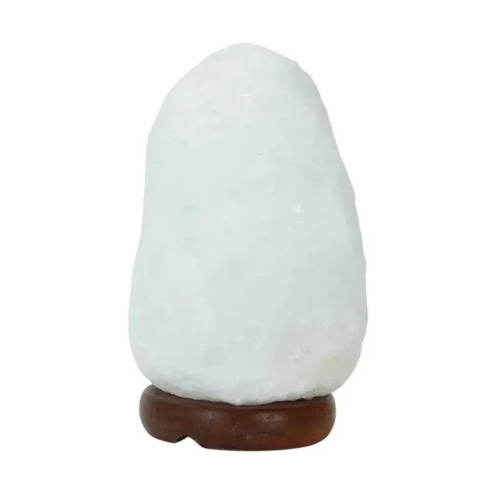 【礦世奇鹽】雪白色巴基斯坦鹽燈2kg-3kg(小夜燈、夜燈、鹽燈、燈、桌燈、風水、巴基斯坦玫瑰鹽)