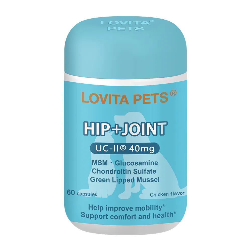 【LOVITA 愛維他】LOVITA PETS  寵物關節舒活膠囊*1瓶(寵物保健)
