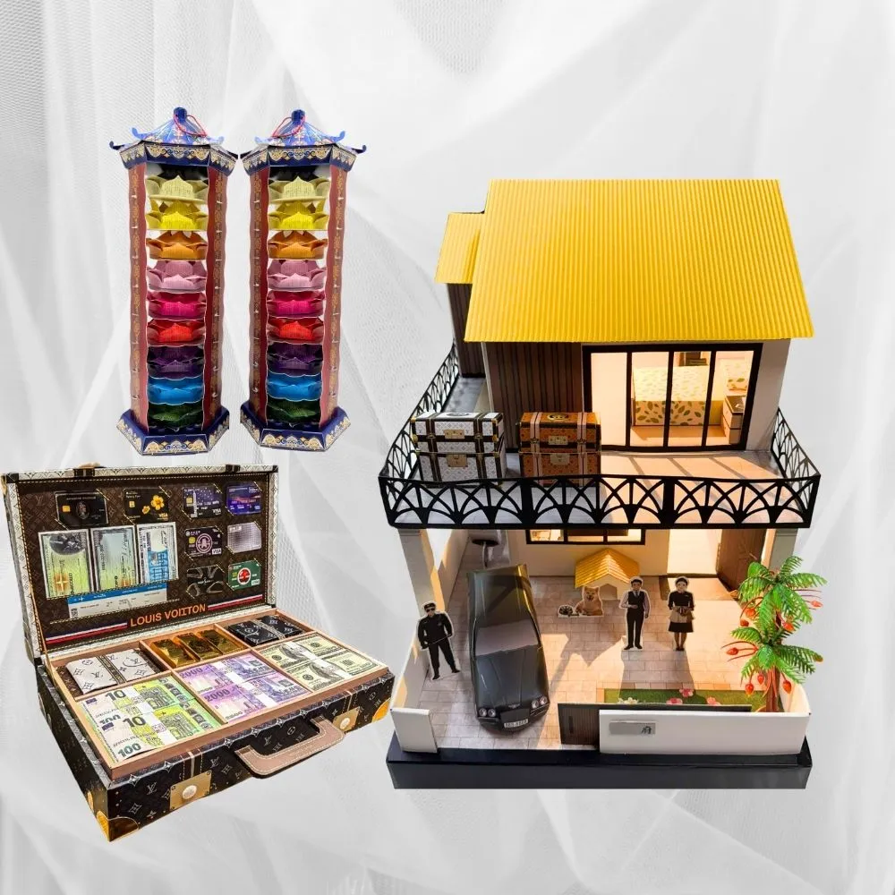 【上芳香業】紙紮屋 新版 逸雅別墅小屋 皮箱 蓮花塔 往生用品 紙房子 紙紮車 小爐口(地契 火化 法會 往生)