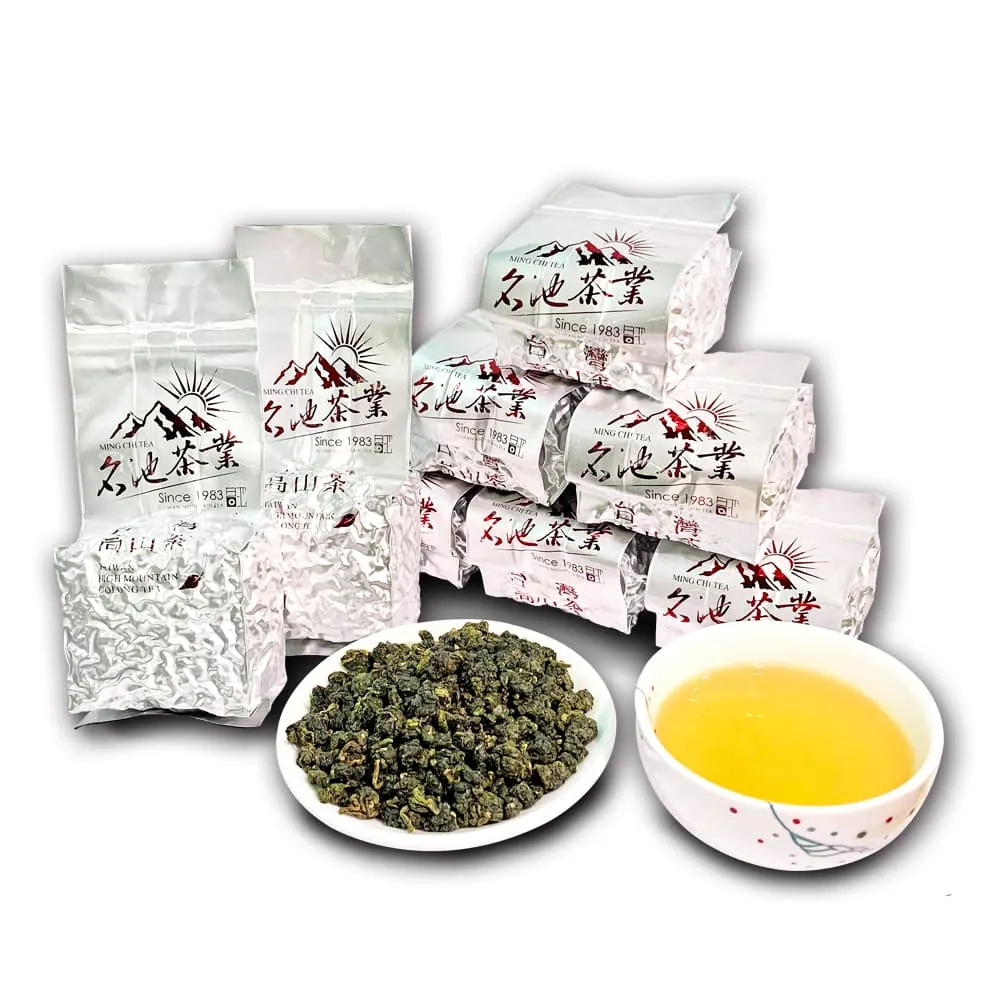【名池茶業】大禹嶺冰雪入山品級手採高冷烏龍茶葉75gx8包(共1斤)