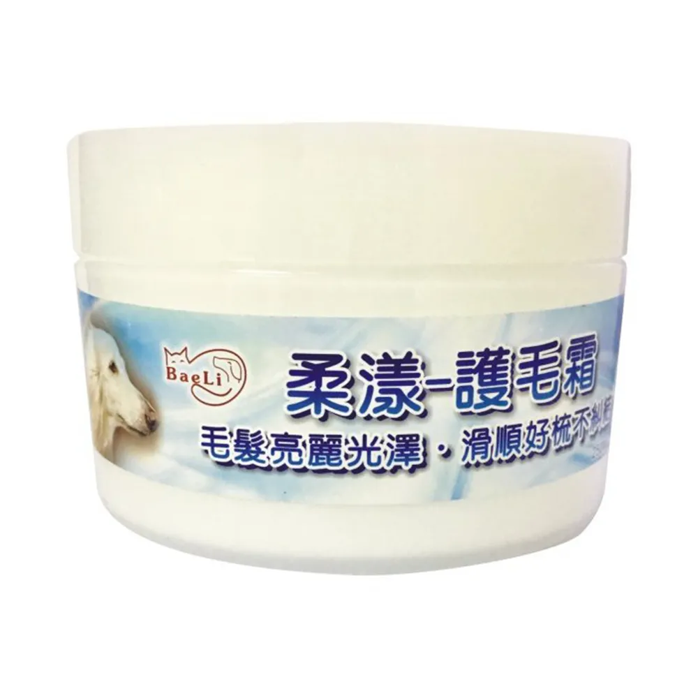【BaeLi 百粒】柔漾護毛霜 80g-3入組（寵物專用）
