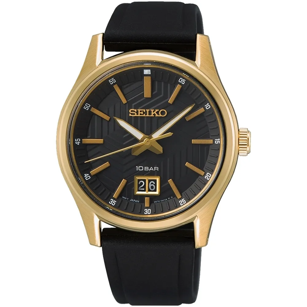 【SEIKO 精工】我的城市簡約風男腕錶/39.5mm/SUR515P1/  禮物  手錶(6N76-00K0C)