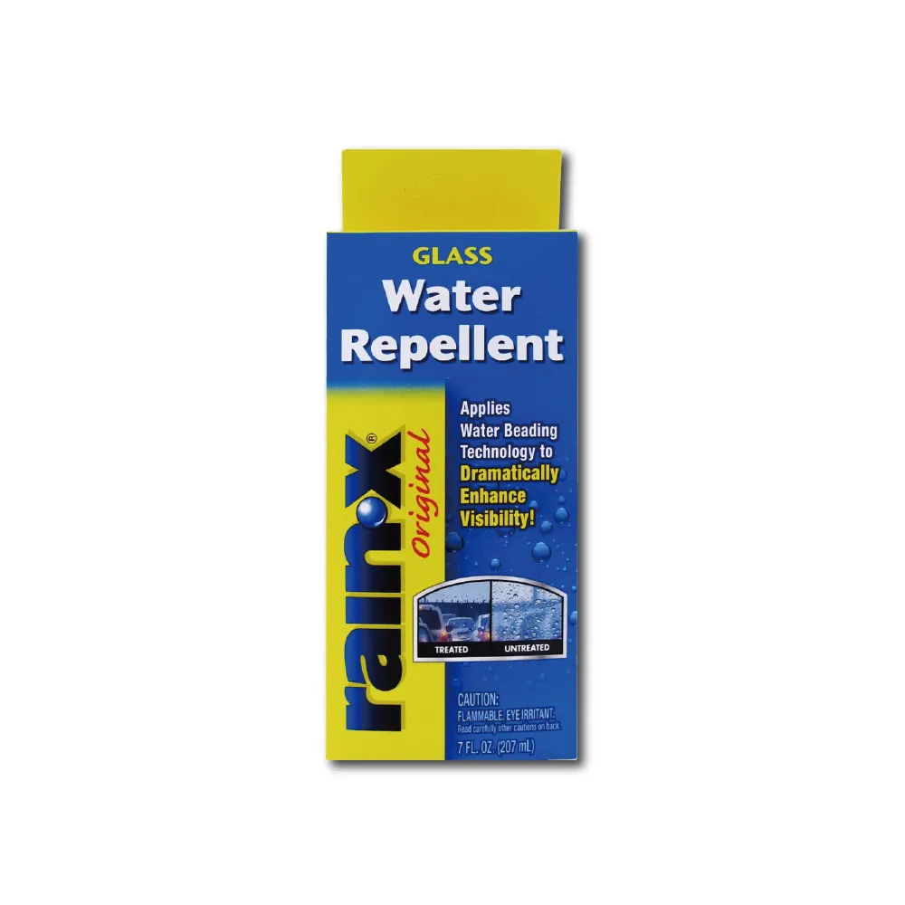 【RAINX】美國潤克斯RAIN-X強效耐久0附著汽車玻璃撥水劑207ml/瓶(後視鏡車用前擋免雨刷玻璃精鍍膜劑)