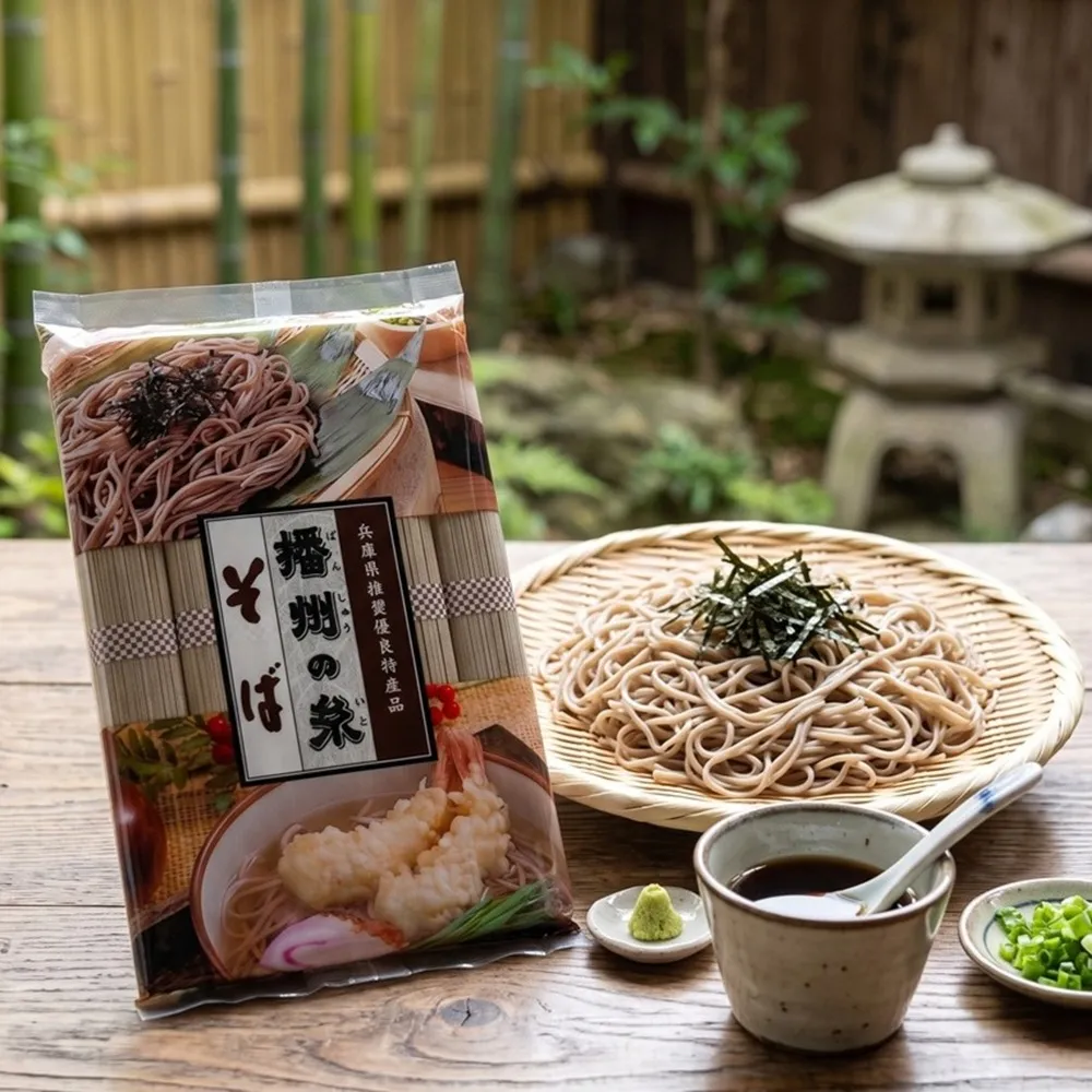 五包組 丸津播州蕎麥麵600g/包 日本兵庫縣進口麵條 清爽Q彈日式冷麵涼麵沾麵湯麵 懶人料理