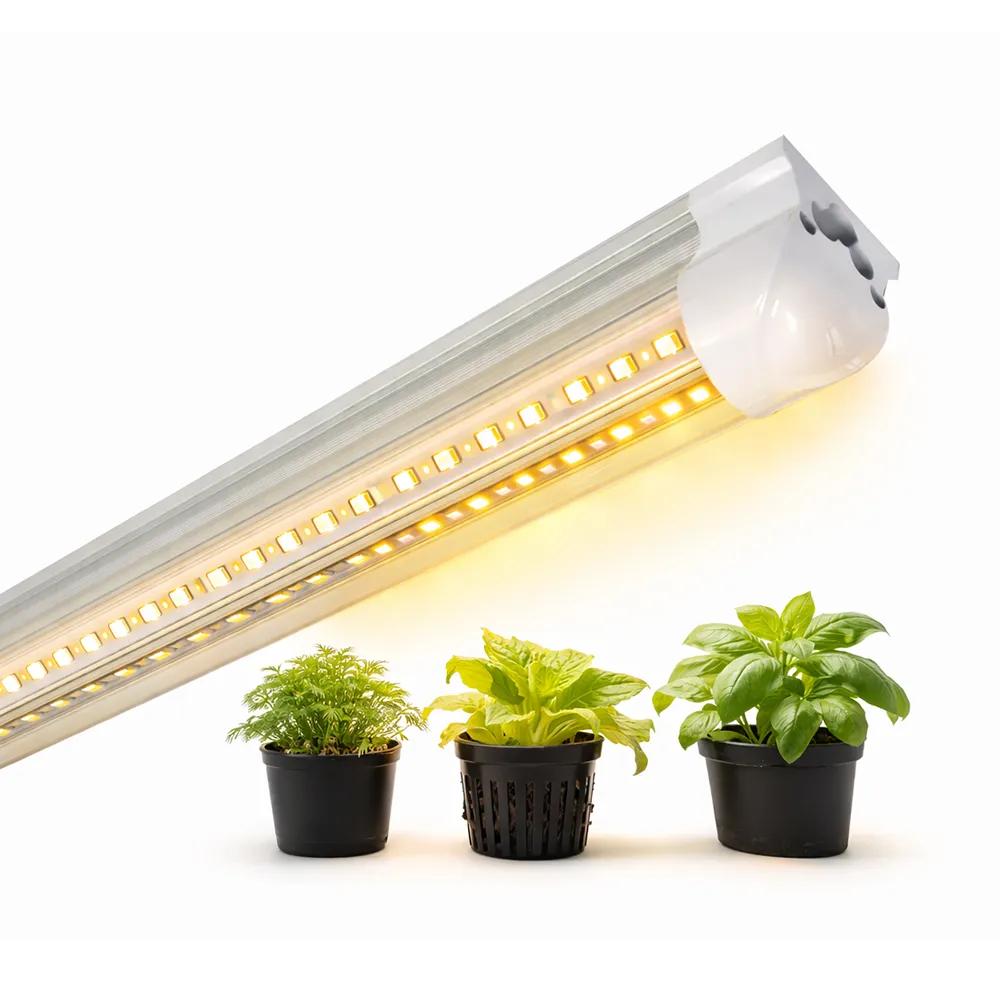 【JIUNPEY 君沛】2入組 T8一體式V型植物燈管 3呎50W 全光譜(植物生長燈)