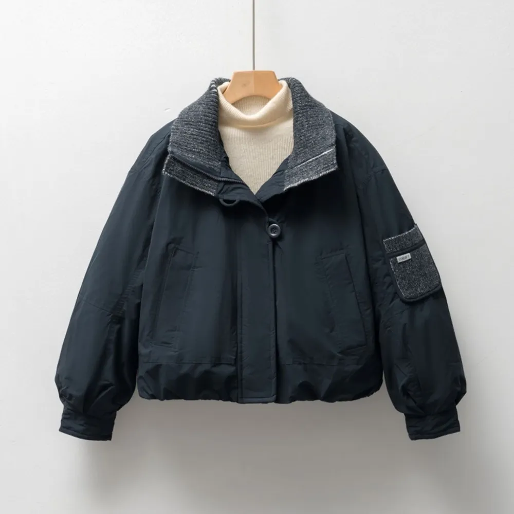 【巴黎精品】頂級真羽絨外套90%鴨絨羽絨衣秋冬(簡約純色女外套4色n1lw75)