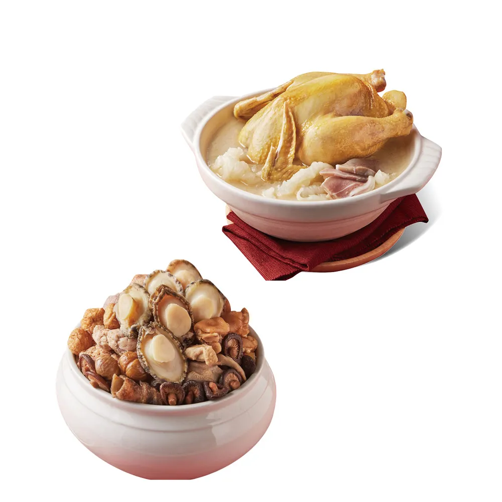【晶華酒店】年菜2件組/鮑魚佛跳牆+火烔瑤柱雞湯(年菜/賞星鮮嚴選)
