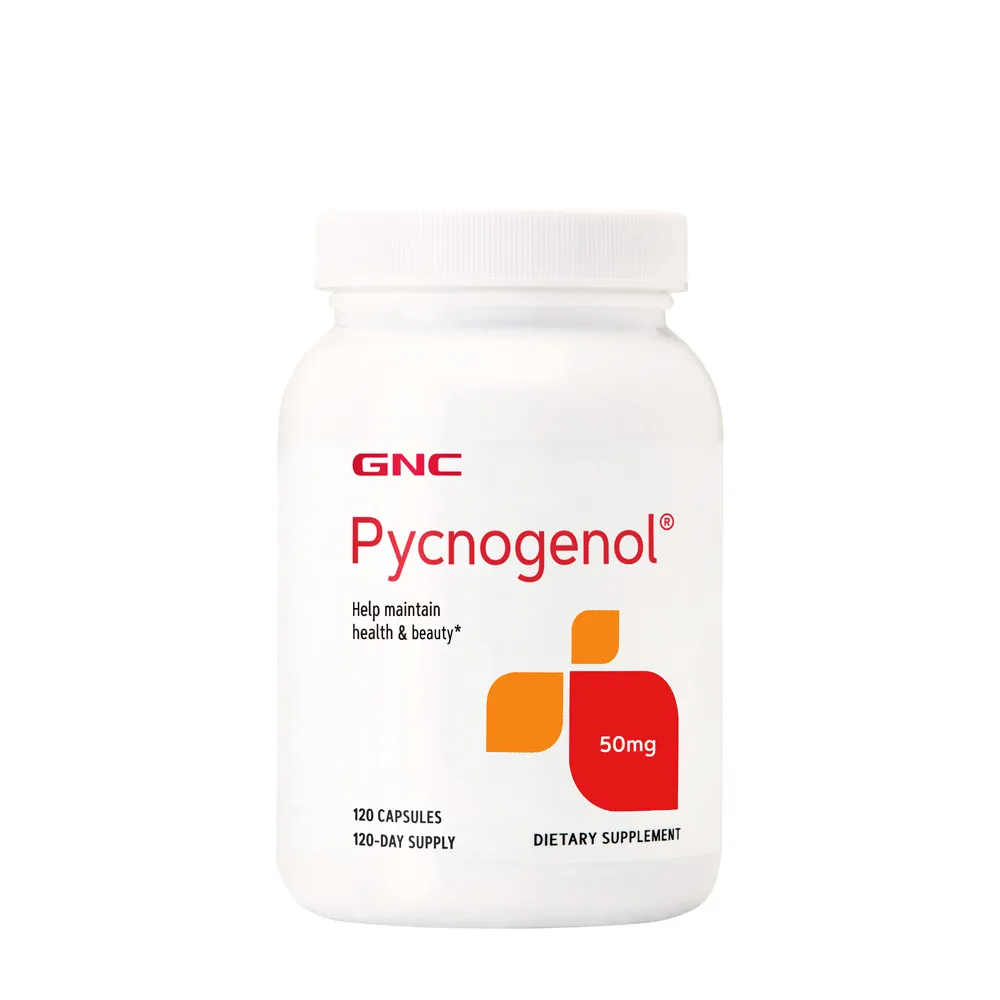 【GNC 健安喜】松樹皮萃取物50膠囊食品 120粒/瓶(養顏美容/青春美麗/凍齡美姬)