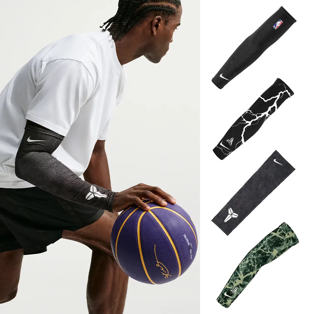 【NIKE 耐吉】臂套 袖套 運動 NBA J MORANT / KOBE 單入 多款任選