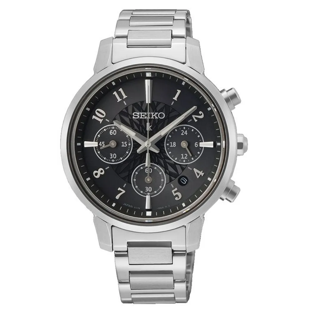 【SEIKO 精工】Lukia系列 綻放 太陽能 三眼計時腕錶 錶 週年慶 雙11 (SSC905J1/V175-0FC0D)
