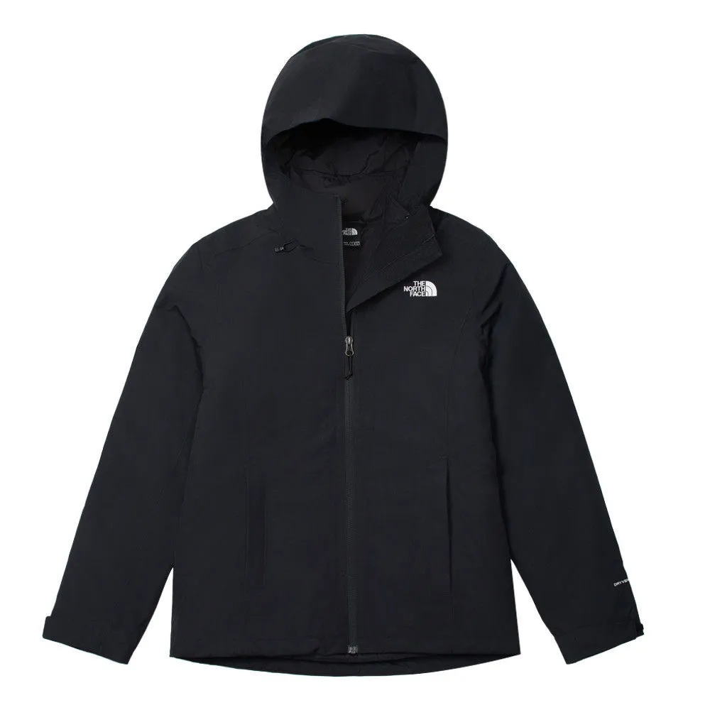 【The North Face】TNF 休閒 防水羽絨內裡三合一外套 兩件式 W ALTIER DOWN TRI - AP 女 黑(NF0A8GK6KX7)