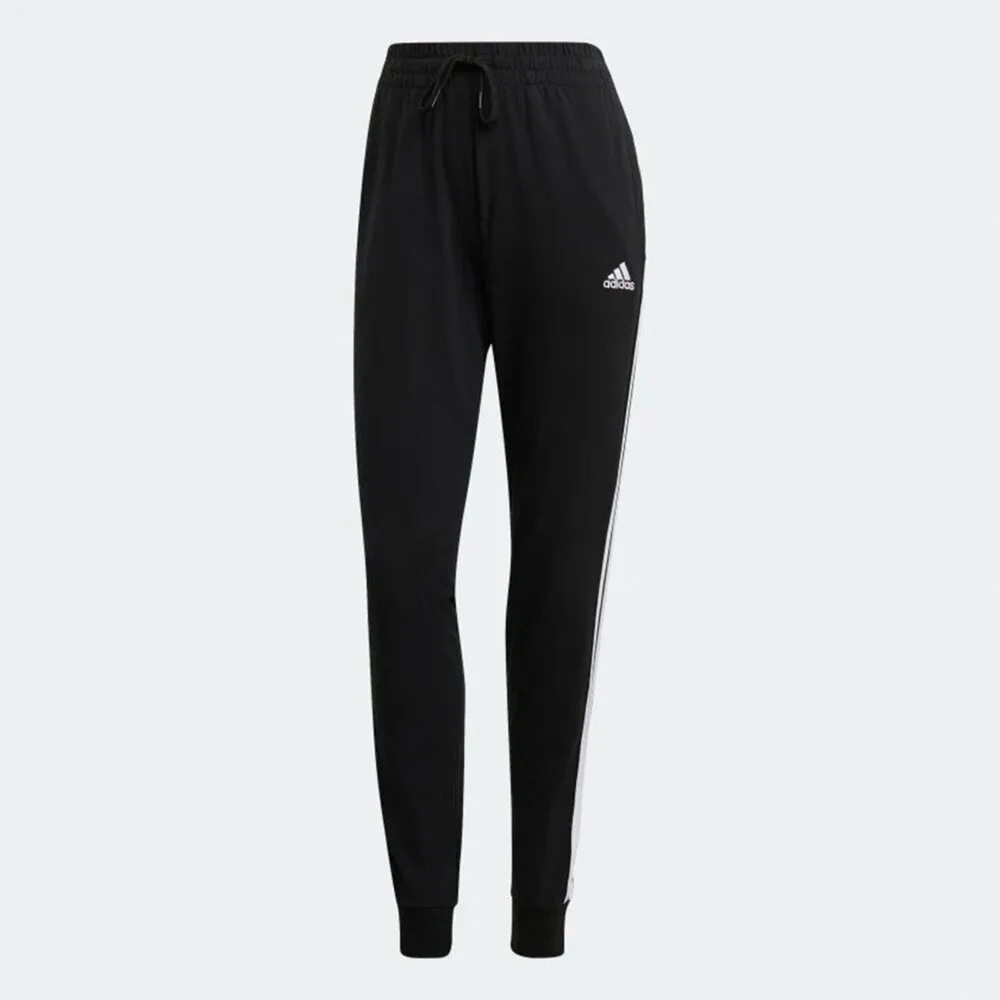 【adidas 愛迪達】運動長褲 三線縮口運動褲 女 GM5542