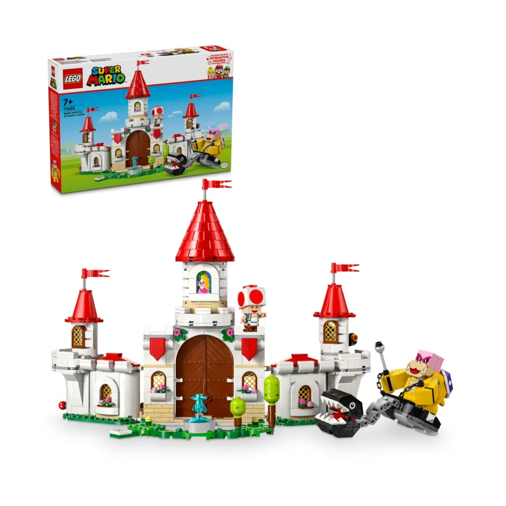 【LEGO 樂高】超級瑪利歐系列 71435 與洛伊對決！碧姬城堡(互動式遊戲 任天堂 碧姬公主 禮物)