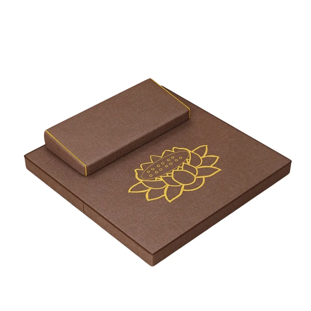 新川 加厚布藝禪修墊 70x70cm（靜坐墊 打坐墊 拜佛墊 冥想專用墊 蒲團跪墊 加厚椰棕墊 禪修坐墊）
