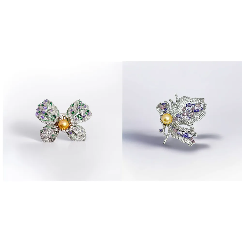 【CC Diamond】南洋大溪地金珍珠 胸針 2選1(9mm 10.5mm)