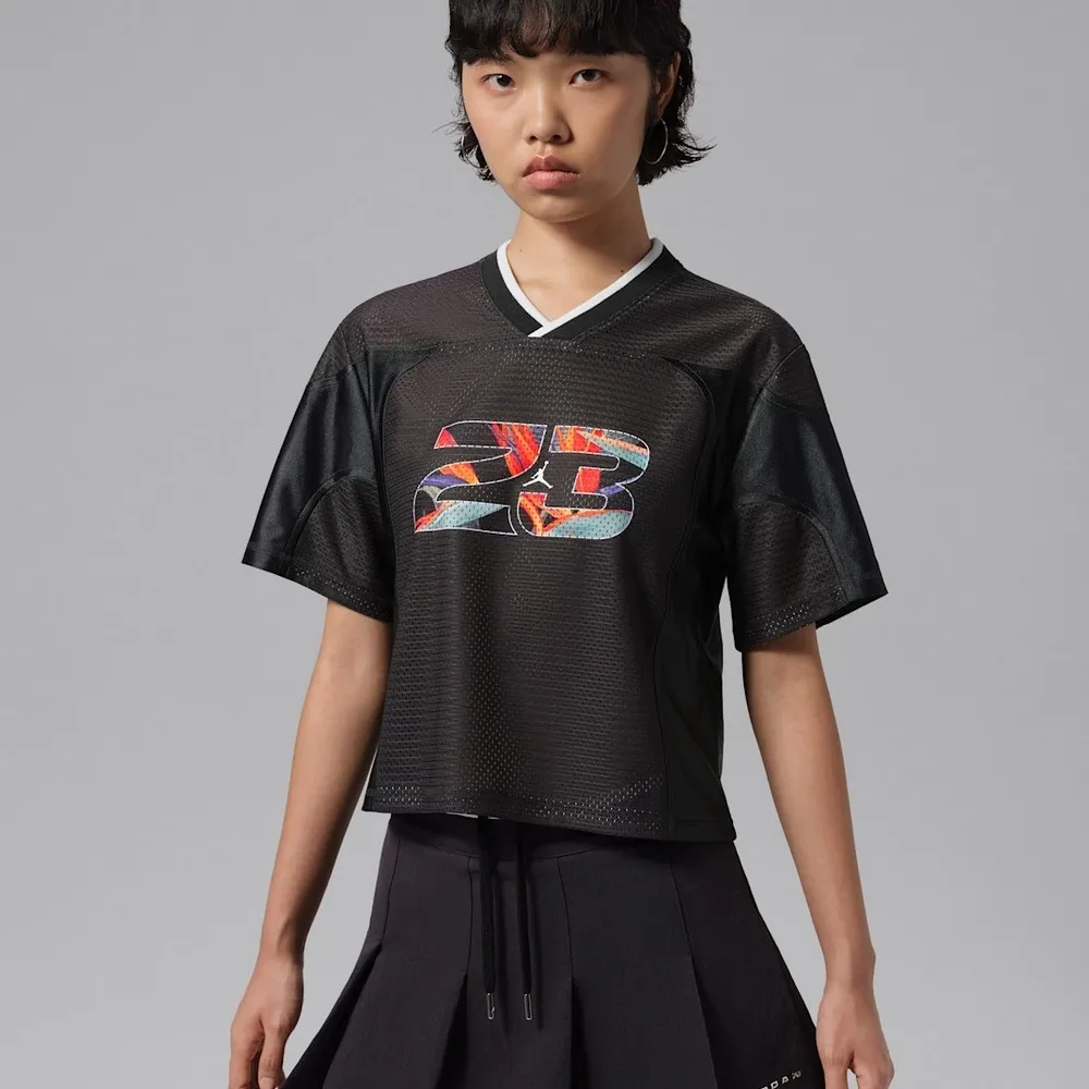 【NIKE 耐吉】背心上衣 女 AS W FLT SS JRSY 23 BOP 運動 休閒 黑色 (IV5221010)