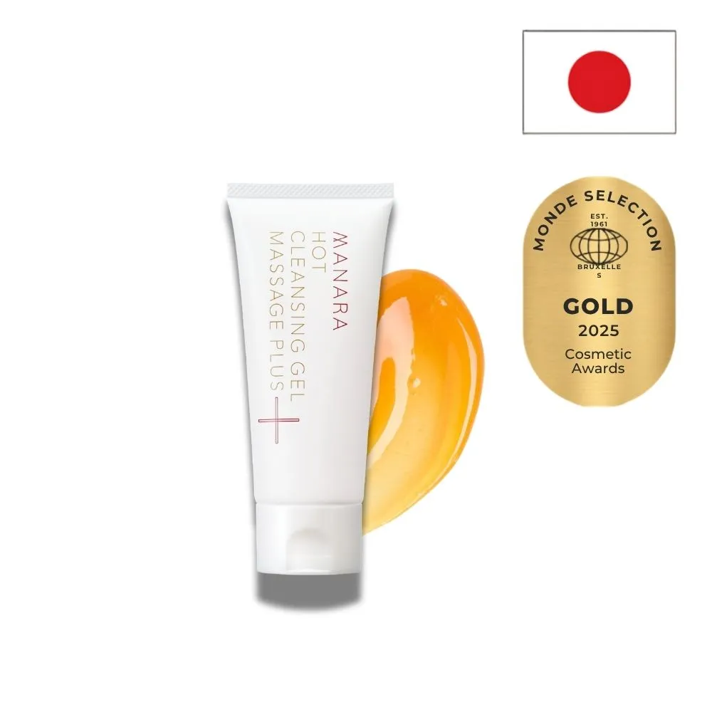 【MANARA 曼娜麗】溫熱卸妝凝膠 按摩PLUS100g*1(官方海外限定版 洗卸合一 日本原裝)