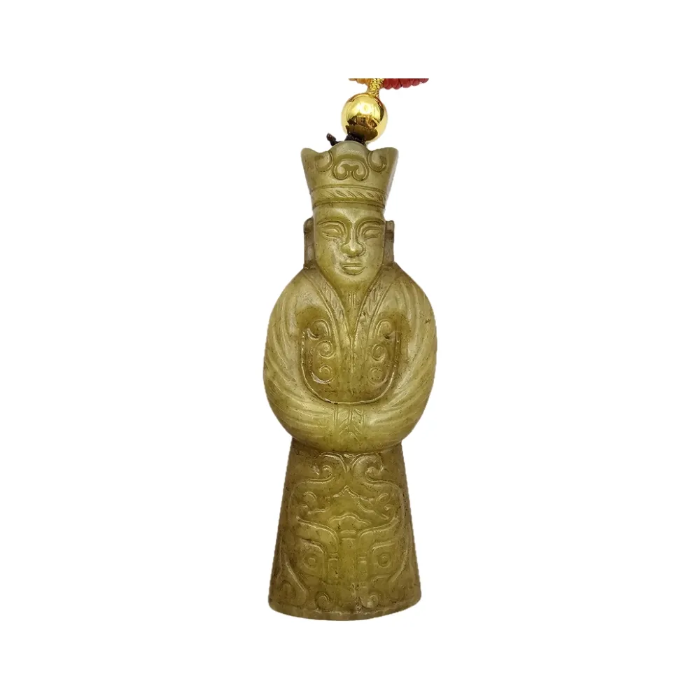 【藏古祥館】翡翠玉貴人包掛 SB38(宗教開運 翡翠 包掛)