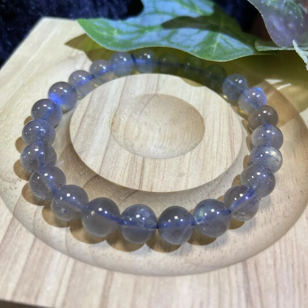 【Cozy 世界水晶原礦與茶】透體拉長石 小7mm+ 24-3(有助提升睡眠素質消除疲勞)