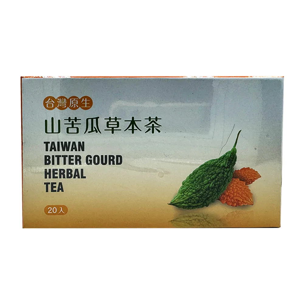 【大雪山農場】台灣原生種-山苦瓜茶x3盒(3gx20包/盒)