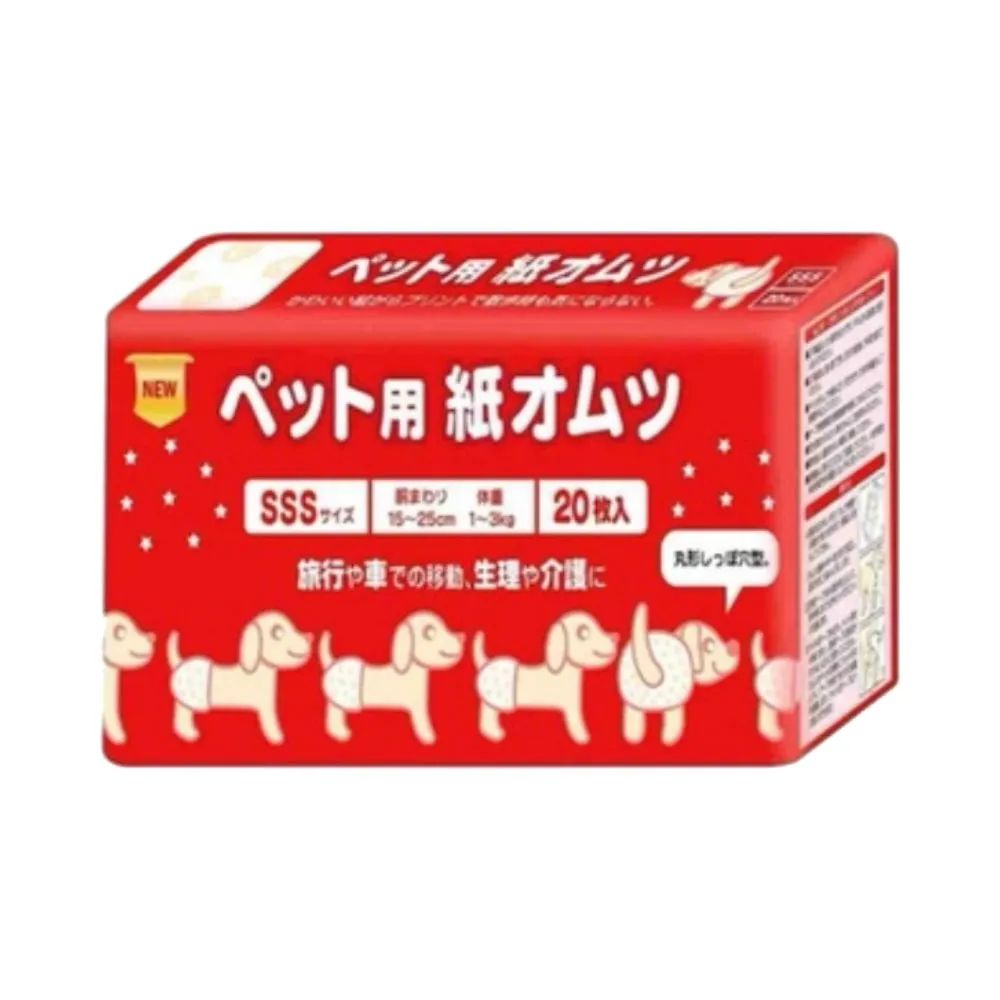 【狗兒爽】寵物尿褲 SSS號*3包組(生理褲)