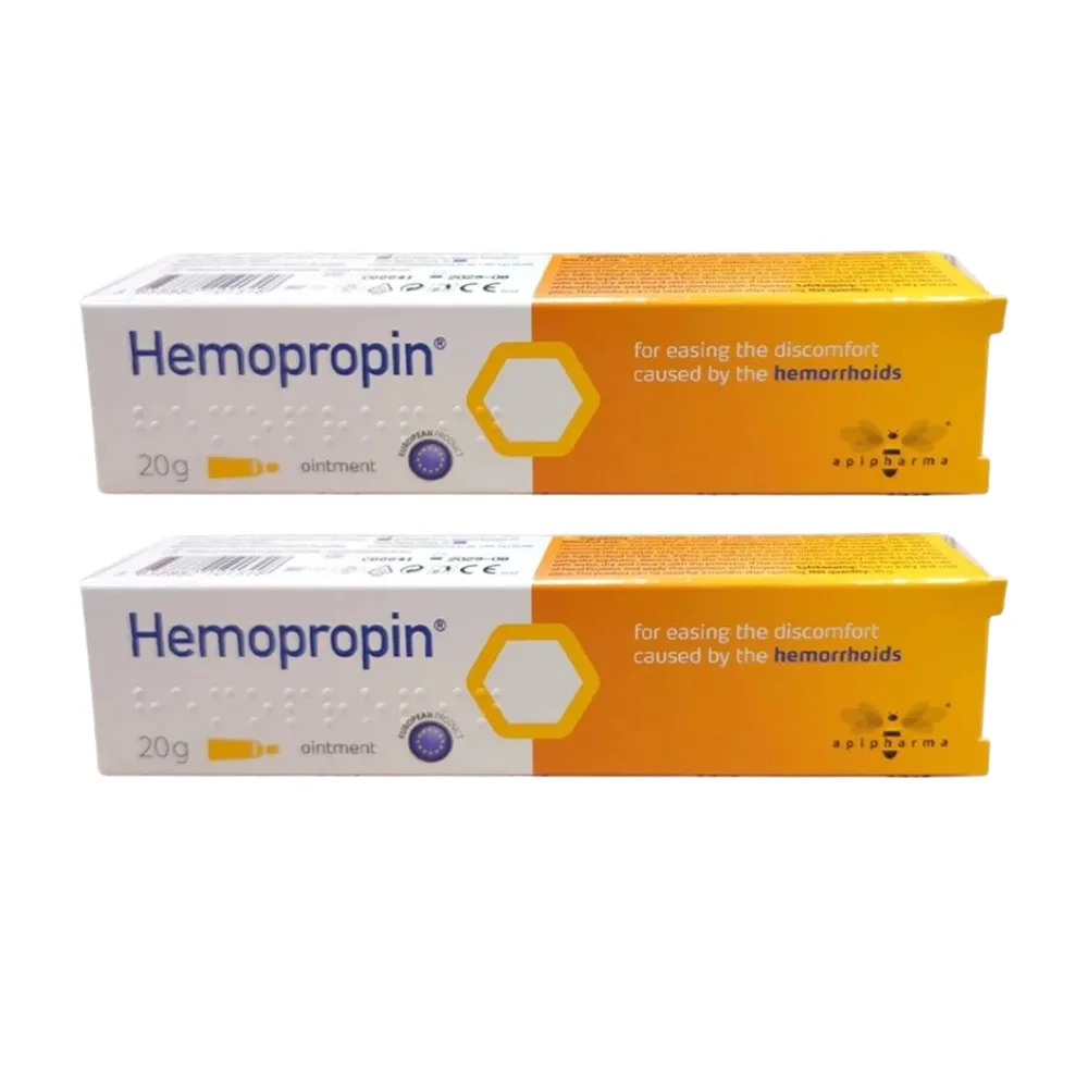 【ApiPharma 艾貝瑪】Hemopropin 好治平痔瘡保護軟膏 20g/盒 2盒組(共40g)