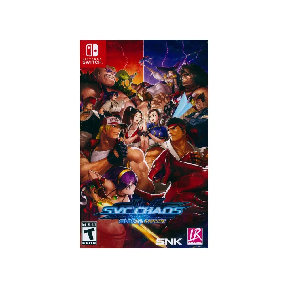 【Nintendo 任天堂】NS Switch 拳皇 格鬥天王 VS 快打旋風 混沌之戰 SNK vs Capcom SVC Chaos(英日文美版)