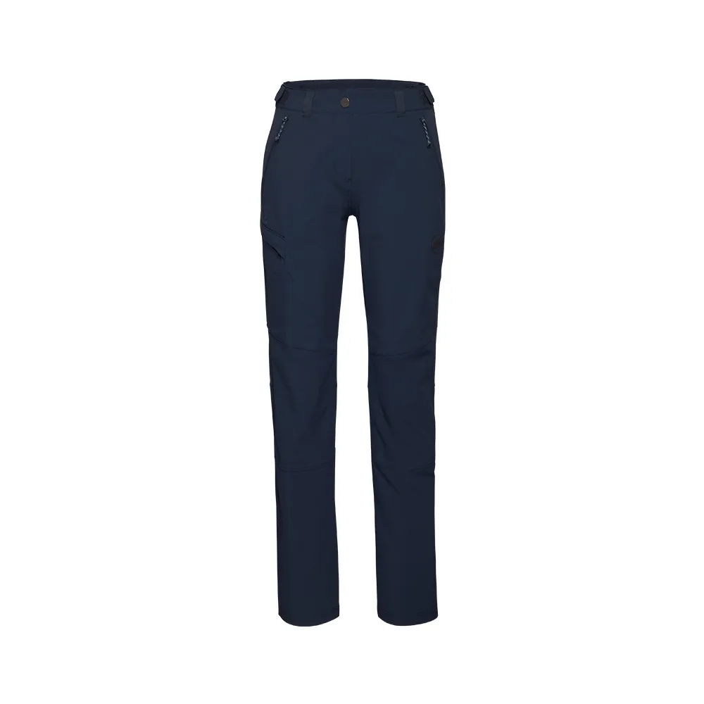 【Mammut 長毛象】Runbold IV Pants W 防曬彈性健行長褲 海洋藍 女款 #1022-02590