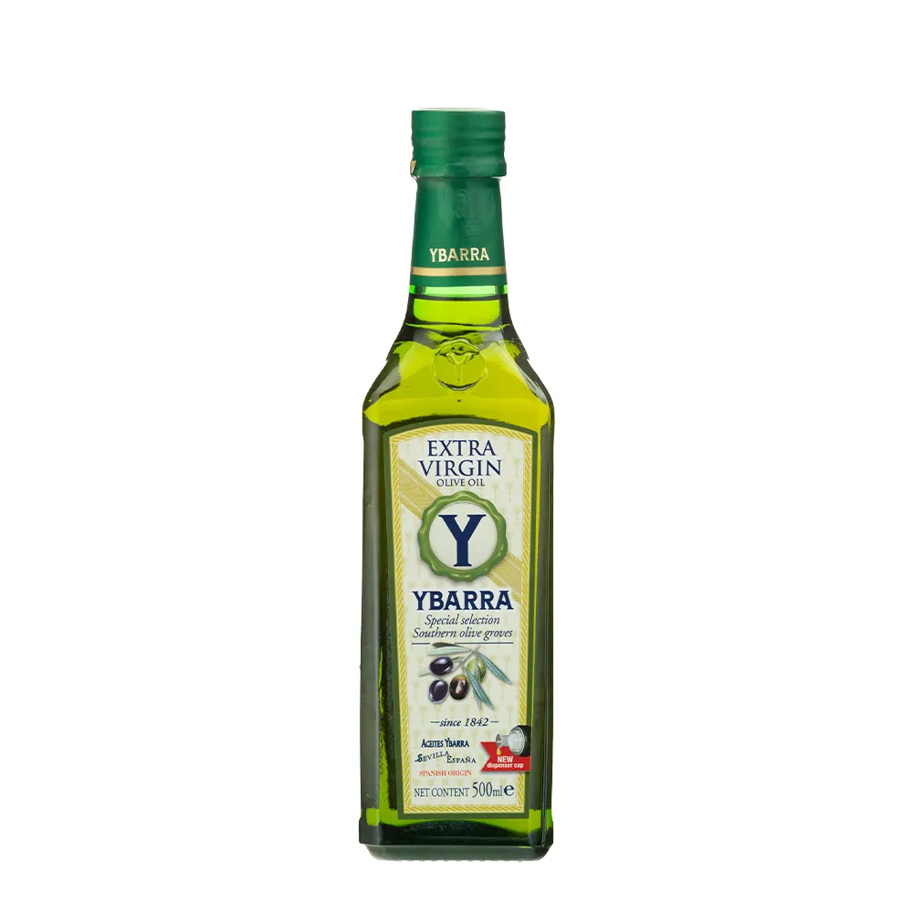 【YBARRA】益百萊 100%特級冷壓初榨橄欖油500ml( 生飲入門款0.26%酸價/玻璃瓶裝/雙11限定 )