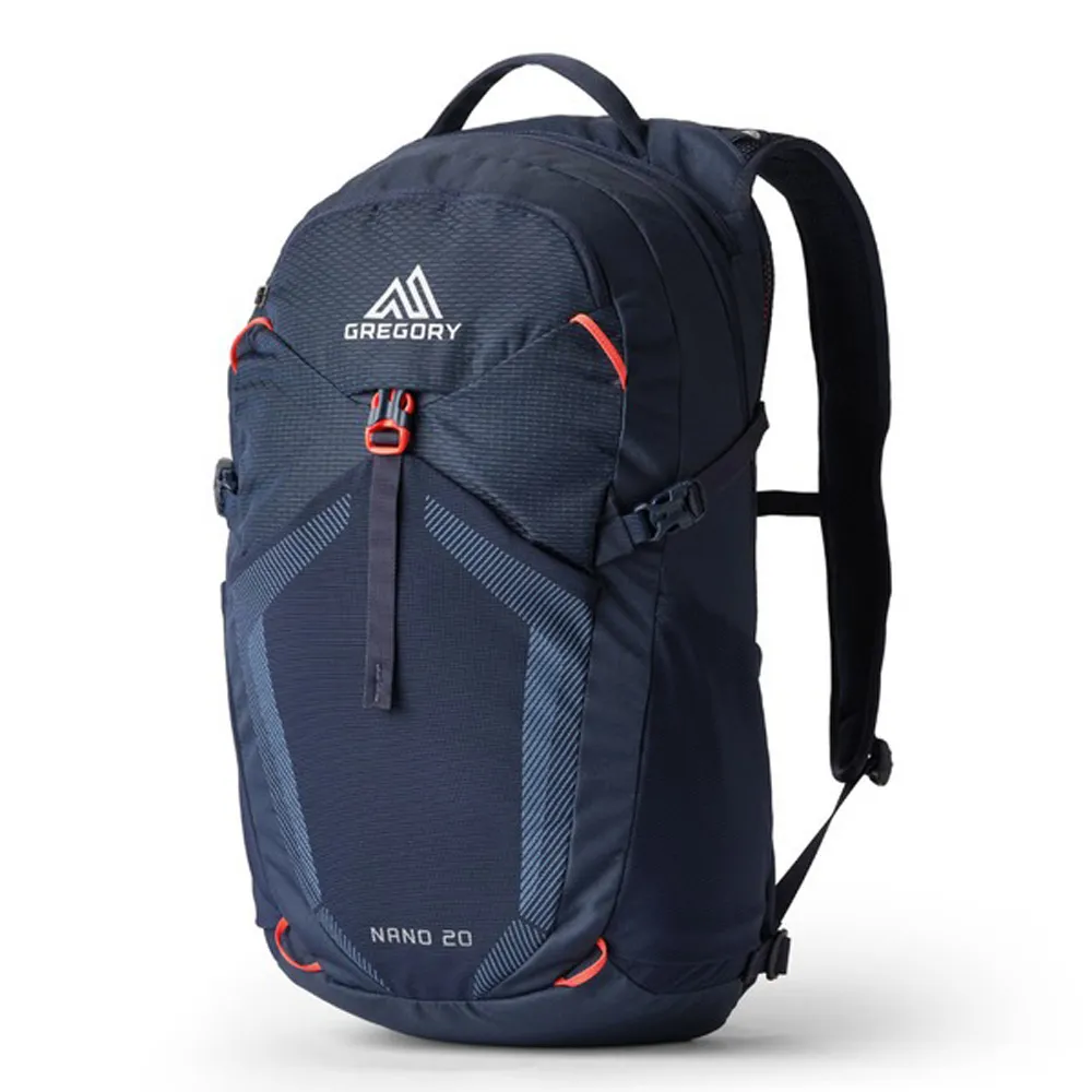 【Gregory】NANO 20L 多功能休閒後背包.雙肩背包.通勤上學書包.水袋背包(153058-8885 火花藍)