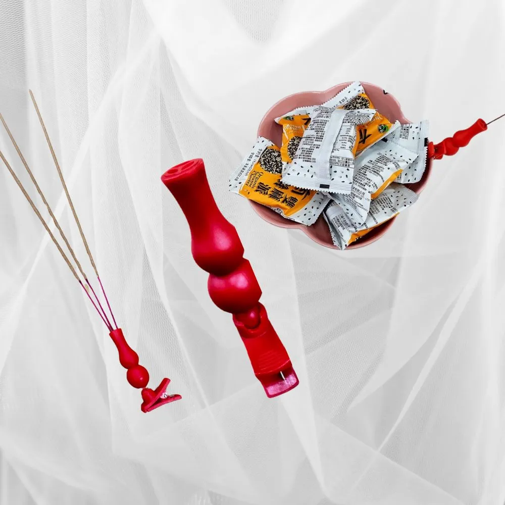 【上芳香業】葫蘆插香器 100入 普渡神器 香夾(葫蘆 香插 中元 普渡 插香器 夾香器 插香架 夾式)
