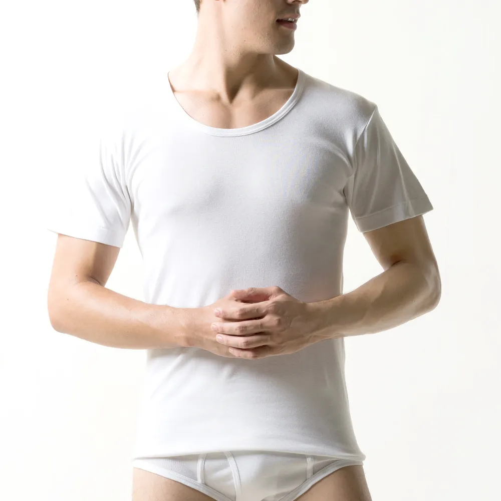 【遠東FET】3件組 C+透氣棉抑菌排汗U領短袖(內衣/男內著/零著感)