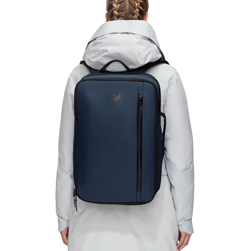 【Mammut 長毛象官方直營】Seon Transporter 25 休閒筆電後背包 25L 海洋藍 #2510-03911