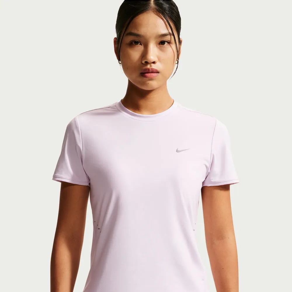 【NIKE 耐吉】短袖上衣 女 AS W NK SWIFT DF SS TOP 運動 休閒 Dri-FIT 透氣 粉 (HM9699583)