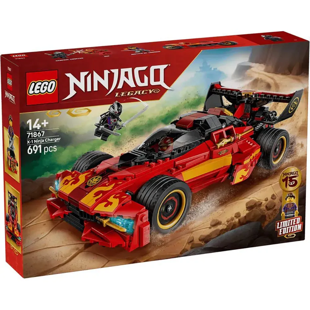 【LEGO 樂高】71867 忍者電極跑車15週年紀念版 積木