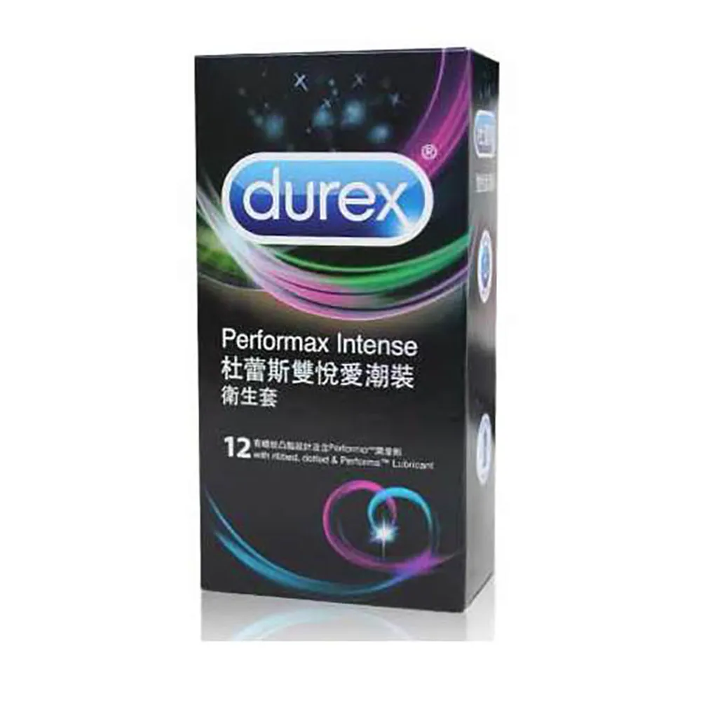 【Durex 杜蕾斯】雙悅愛潮裝保險套12入/盒