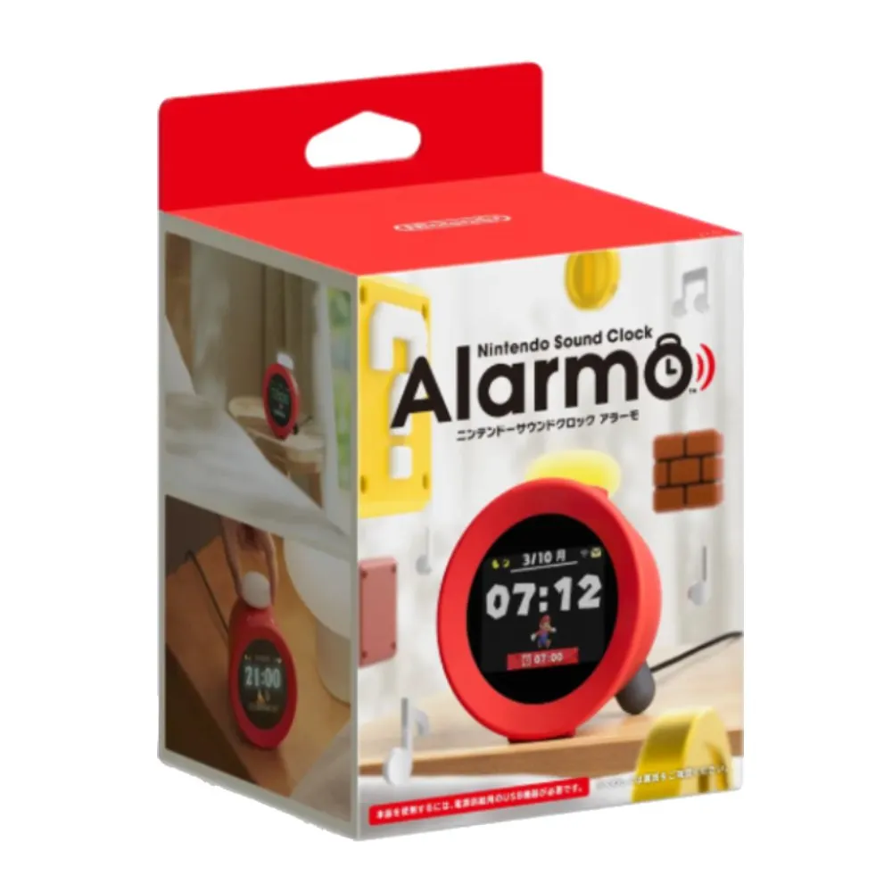 【Nintendo 任天堂】任天堂 音響鬧鐘 Alarmo 阿勒莫(台灣公司貨)