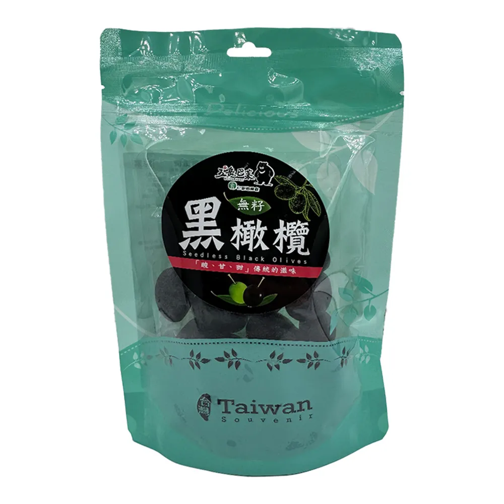 【農會】仁愛農會 無籽黑橄欖-220gX1袋